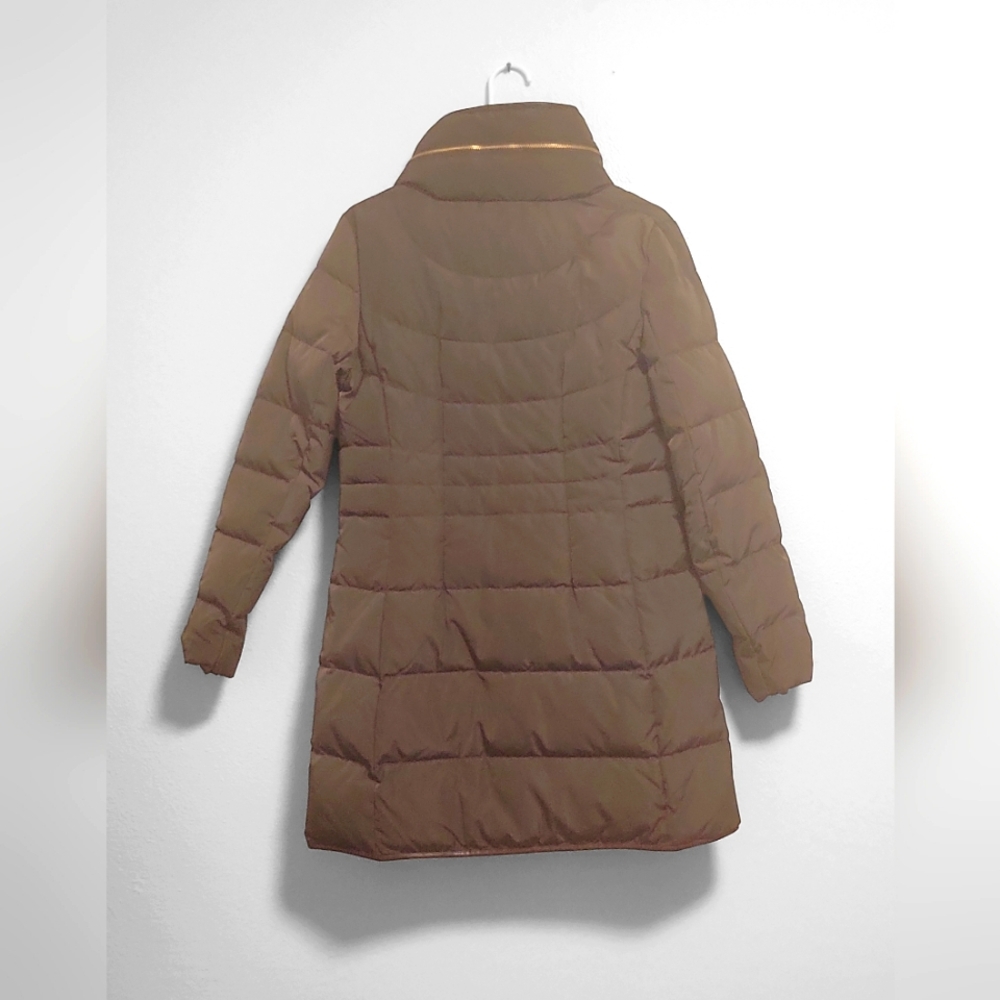 Cole Haan Faux Fur Trim Puffer Jacket - Picture 9 of 11